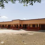 Builsa South-photos: Dr. Apaak commissions classroom block, donates desks and motorbikes