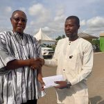 Dr Apaak honours teacher with GH¢10,000 for two decades of service amid conflict in Bawku